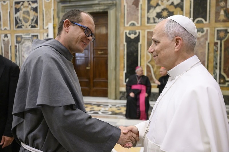 Our Parish Priest, Fr. Male meets Pope Leo XIV in Vatican